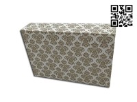 TWLP005 Custom fashion towel box custom cover towel box  make towel box  towel box center back view